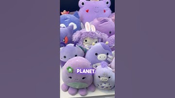 I want my own PURPLE 💜 SQUISHMALLOWS planet! #squishmallows #shorts