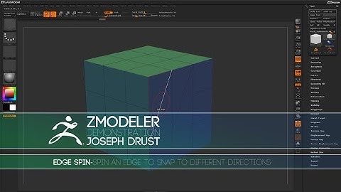 ZBrush ZModeler Edge Actions - Edge Spin