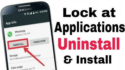 How to prevent apps from uninstall in android | Lock at apps uninstall and install in android[Hindi]