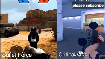 Critical Ops VS Bullet Force   Gameplay & Graphics Comparison