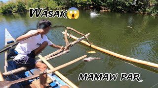 Wasak ang tubig 😱 - Mangrove Snapper Hunting Ultralight light Gaming - fishing in the Philippines