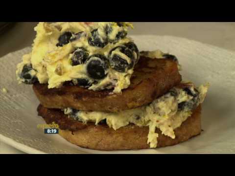 Food Mascarpone & Blueberry stuffed French Toast (WOOLWORTHS)