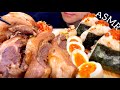 【咀嚼音】丸ごと角煮と炊き込みおにぎり Braised Pork Belly/ASMR/EatingSounds/Mukbang/먹방