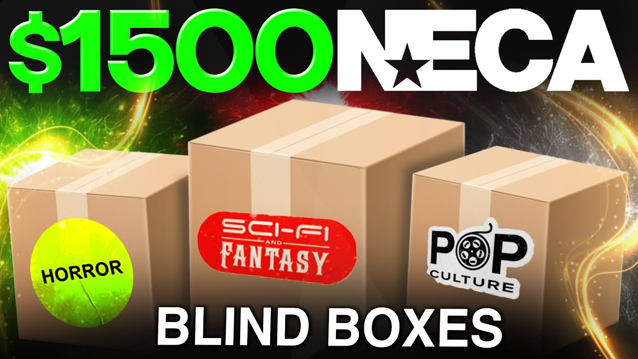 Unboxing $1500 NECA Horror, Sci-Fi & Pop Culture Blind Boxes