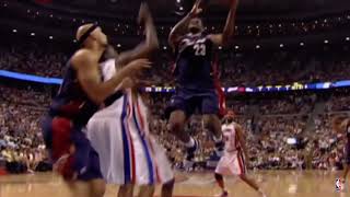 Lebron clutch performance game 5 vs pistons 2007 playoffs