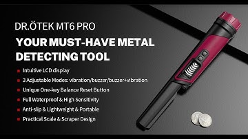 DR.ÖTEK MT6 Pro Pinpointer For Metal Detecting Unboxing, Product Demonstration & Review New For 2022
