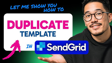 How to DUPLICATE TEMPLATE in SendGrid (Step by Step) 2025