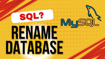 How to Rename/Change MySQL Database Name | sHcODE | DBMS