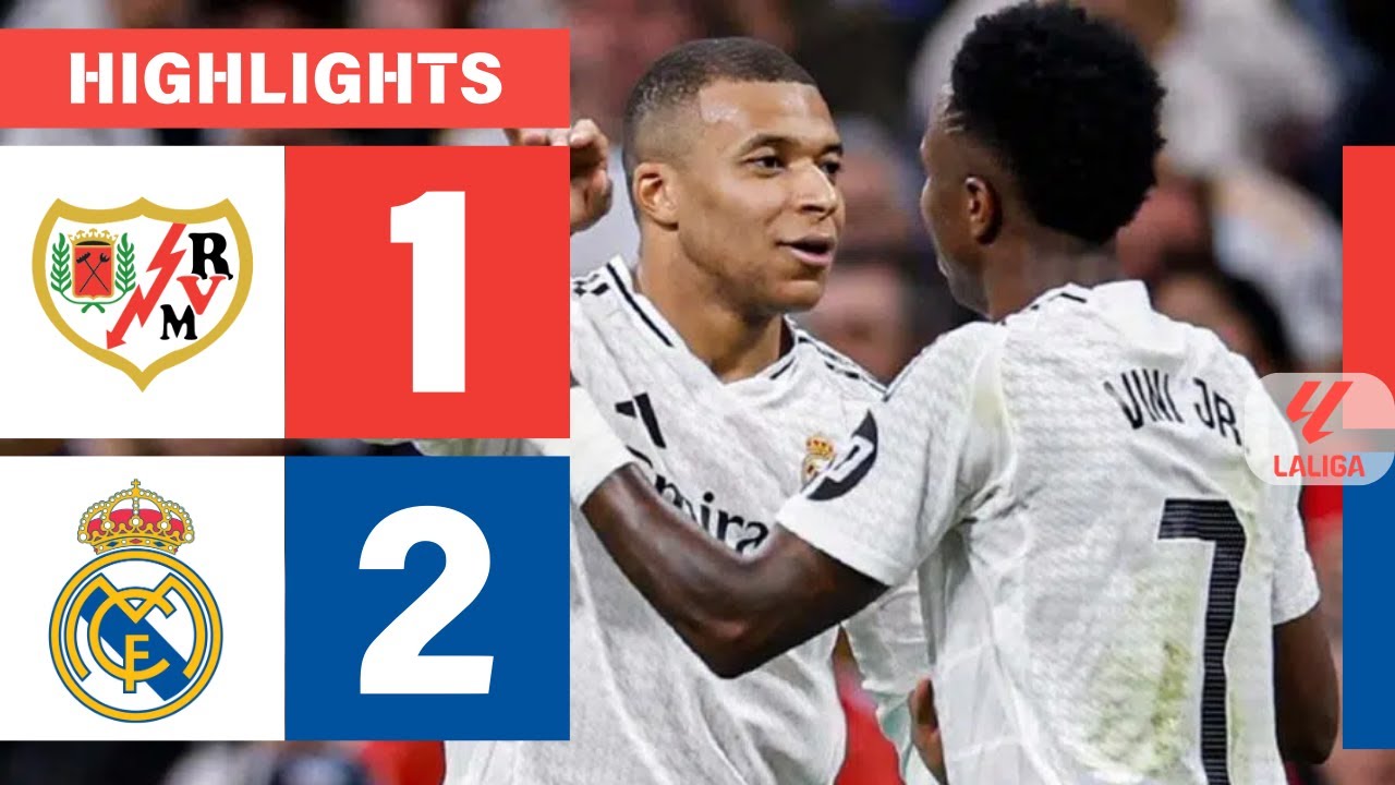 REAL MADRID 2 - 1 RAYO VALLECANO | RESUMEN LALIGA EA SPORTS - YouTube