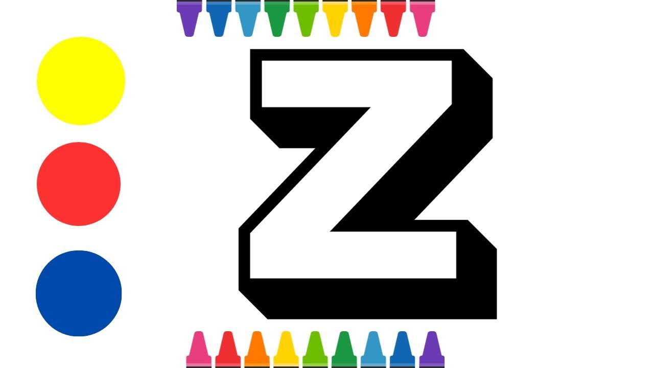 Preschool How to draw letter z Letter z kool kreative mingle 