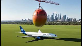 AI Living: Giant Mango vs Airplane, Watermelon Ship Apple vs Rolls-Royce & Strawberry vs Helicopter