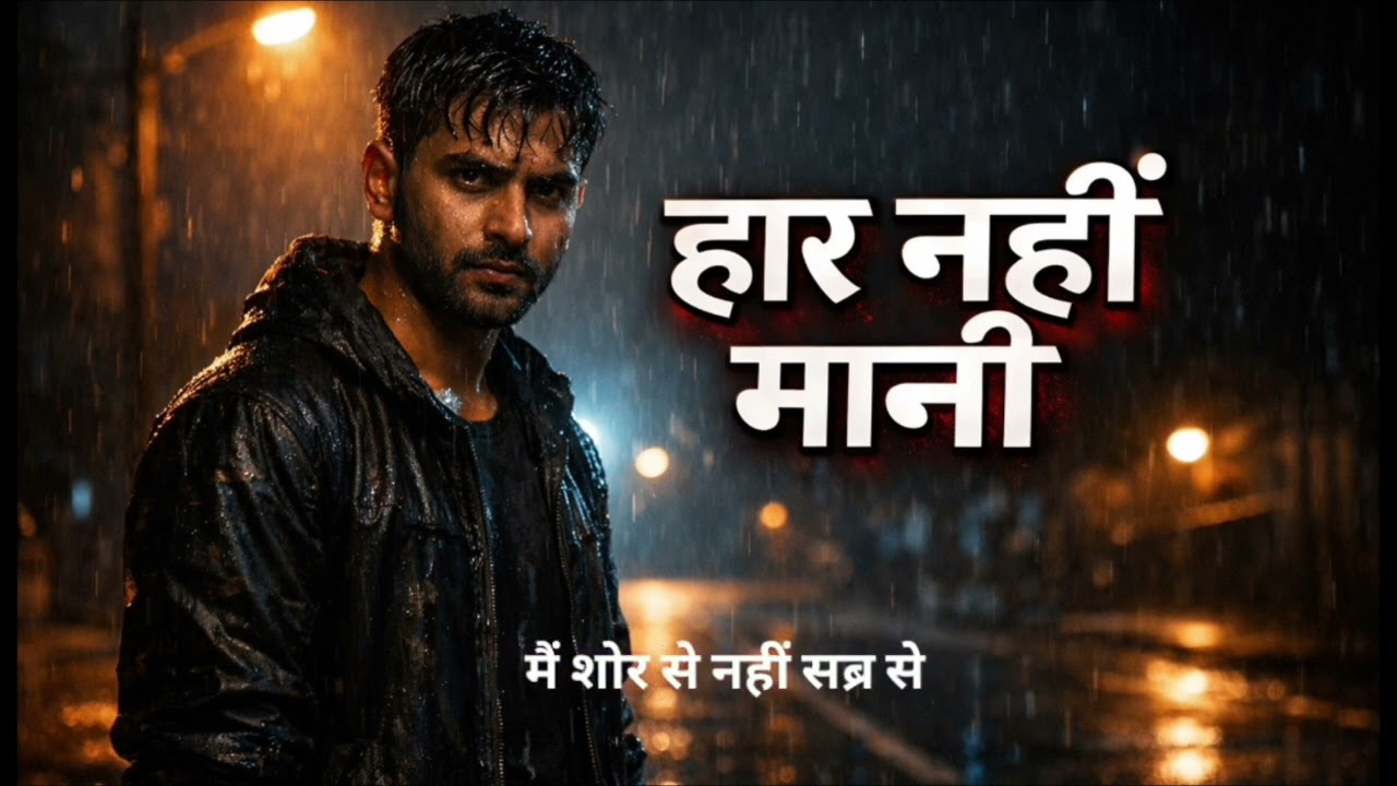 हार नहीं मानी | Hard Hindi Motivational Rap | Breakup to Success 2026