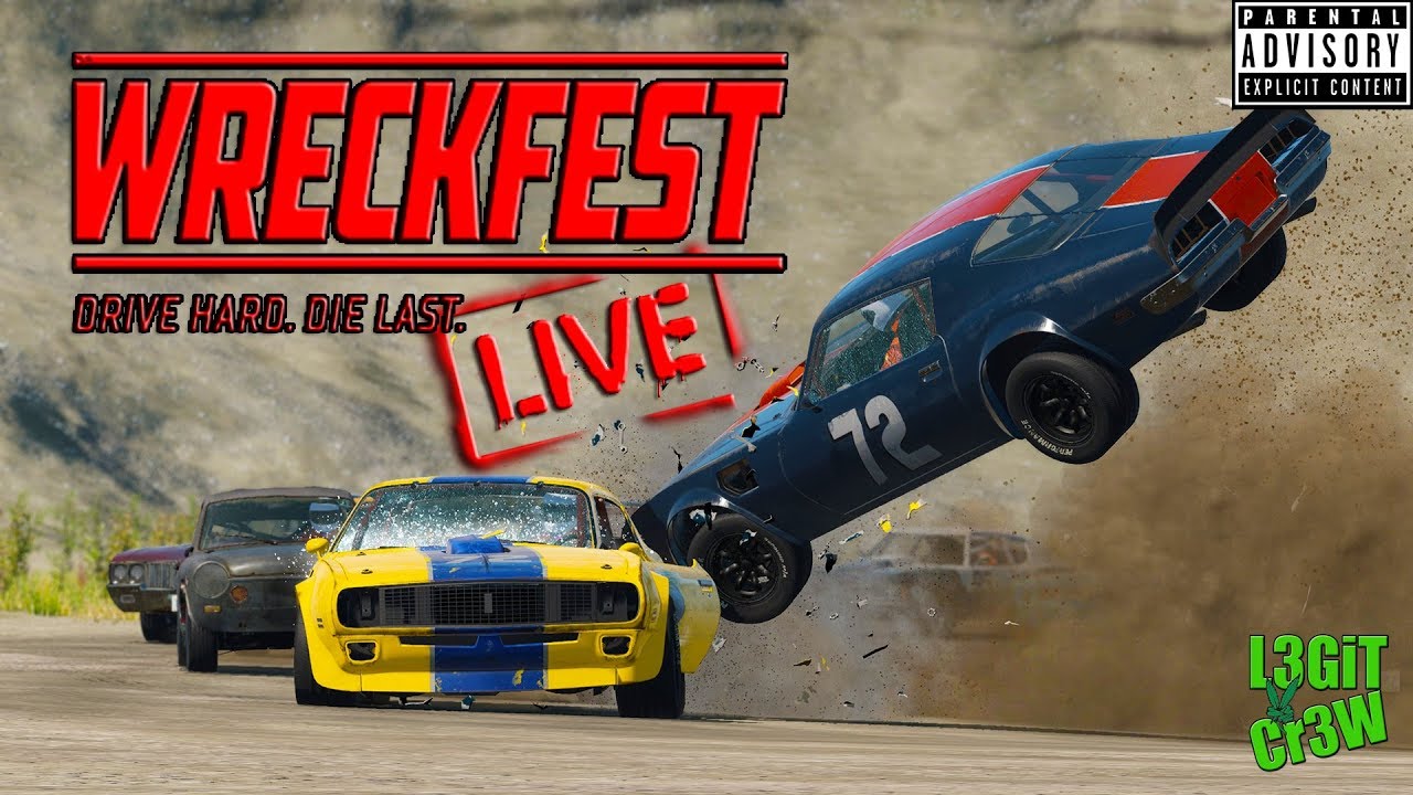 🔴 Wreckfest - LIVE - PS4 - Drive Hard Die Last - Wreckfest Action !?! 