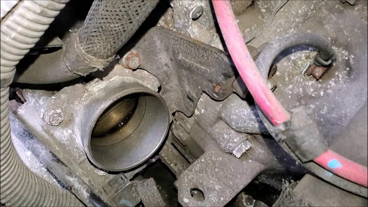 2011 Dodge Avenger throttle body replacement - YouTube