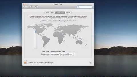 How to change date and time-Mac