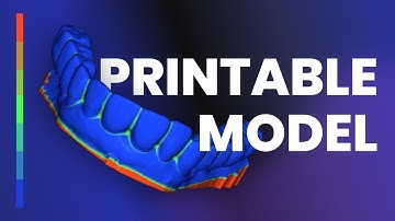 Create Dental Printable Model