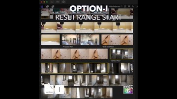 Final Cut Pro Shortcut | Option-I | Reset Range Start