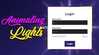 Elevate Your Web Design with an Animated Login Form | HTML & CSS