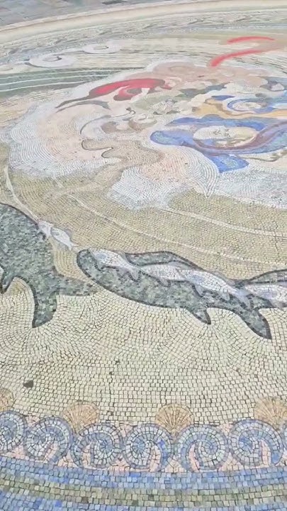 Площадь Пьяцца Батуми.Самая большая уличная мозаика #отпуск #прогулка # ...