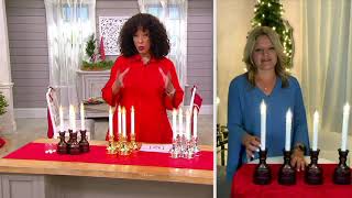 Bethlehem Lights S/4 Battery Operated Window Candles on QVC