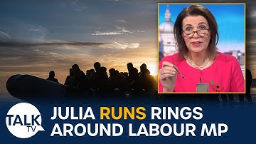 Julia Hartley-Brewer runs rings around Labour MP over migrant crisis