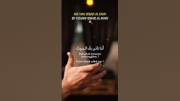 Thumbnail of Syair Qolbu, By Al Mishary Rashid Alfasy | أيا من يدعي الفهم | Ayaa Man Yudai Al-Fahm
