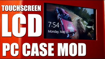 How To Install LCD Touch Screen Desktop Computer & Gaming PC Case Mod Guide