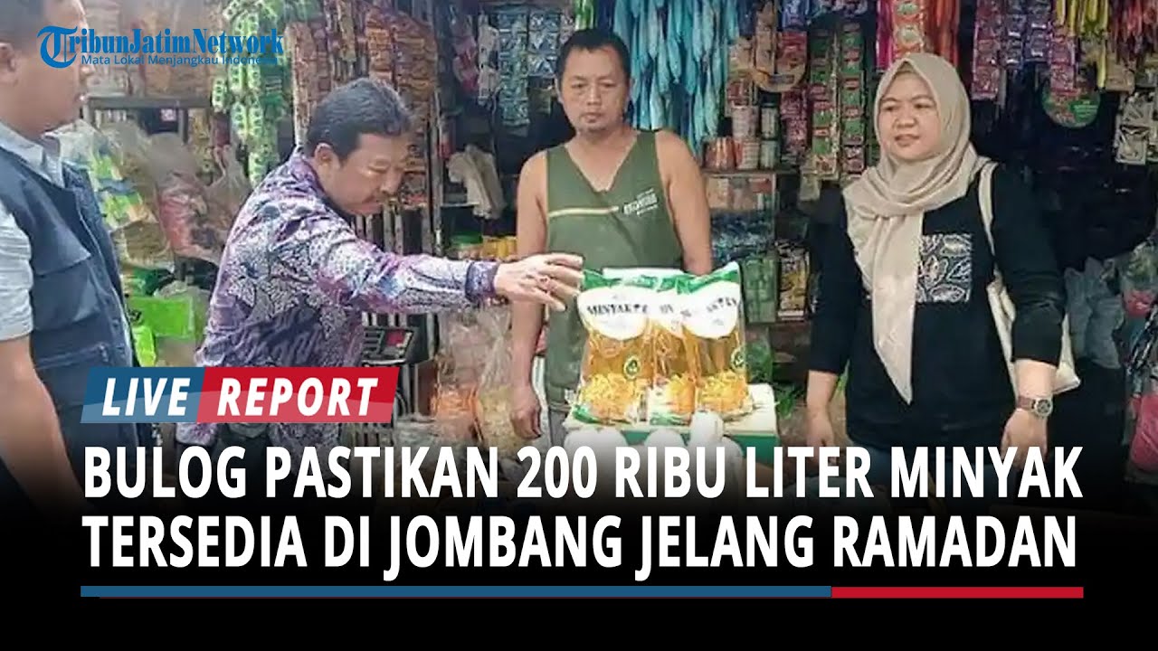 Stok Aman, Bulog Pastikan 200 Ribu Liter Minyak Tersedia di Jombang ...