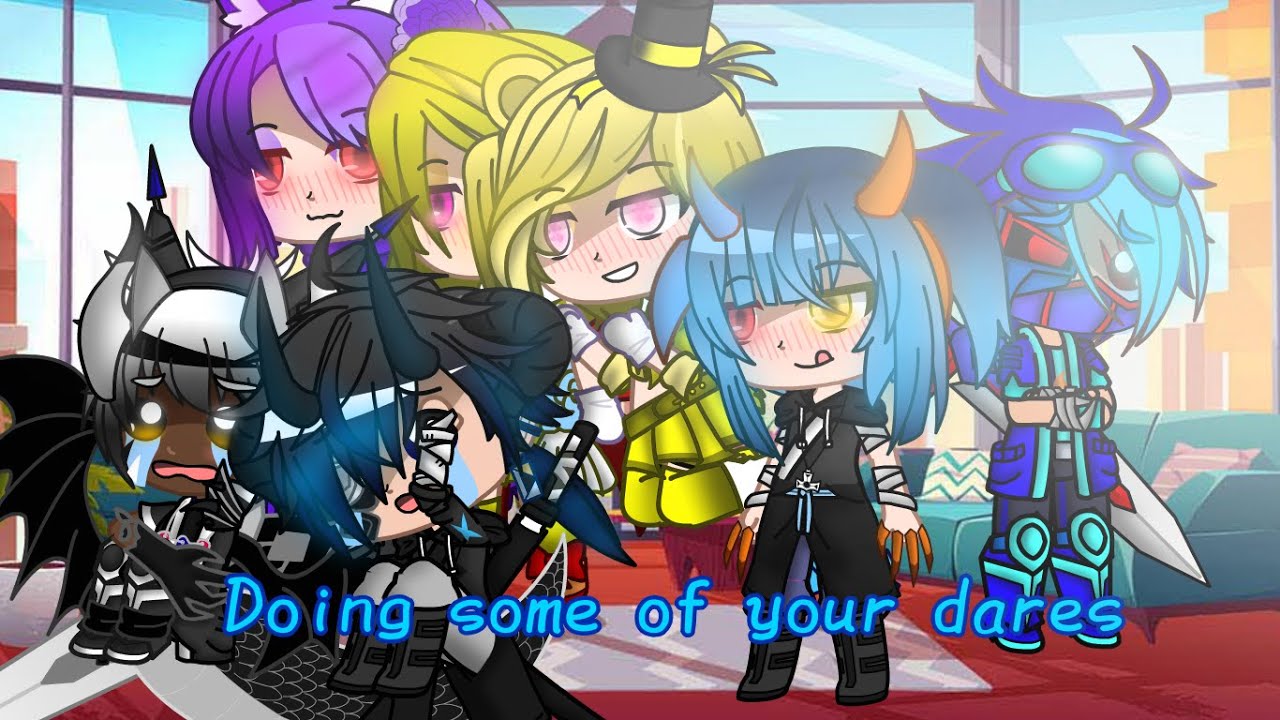 Doing some of your dares||Gacha Club|| Black Dragon