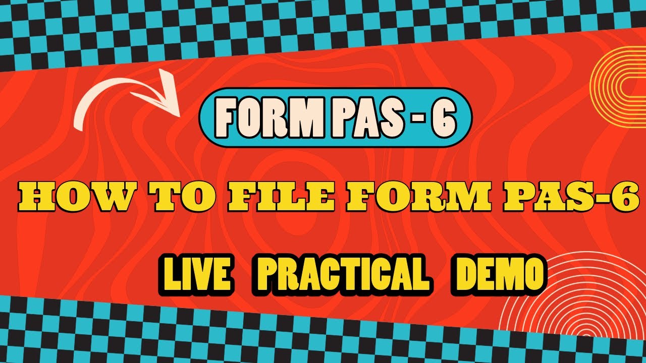 FORM PAS-6 | STEP BY STEP FILING GUIDE FOR FORM PAS-6 | RECONCILIATION OF SHARE CAPITAL | ISIN