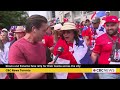 Soccer fans gather in Sankofa Square to watch 2nd Toronto FIFA World Cup game