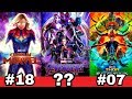 Marvel ke sare 22 movie ki Ranking | Best marvel movies of all time from iron man to endgame