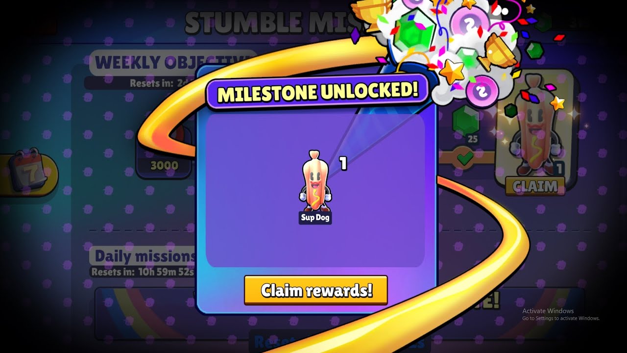 CLAIMING *SUP DOG* IN STUMBLE GUYS