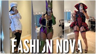 HALLOWEEN COSTUME TRY ON HAUL FT. FASHION NOVA