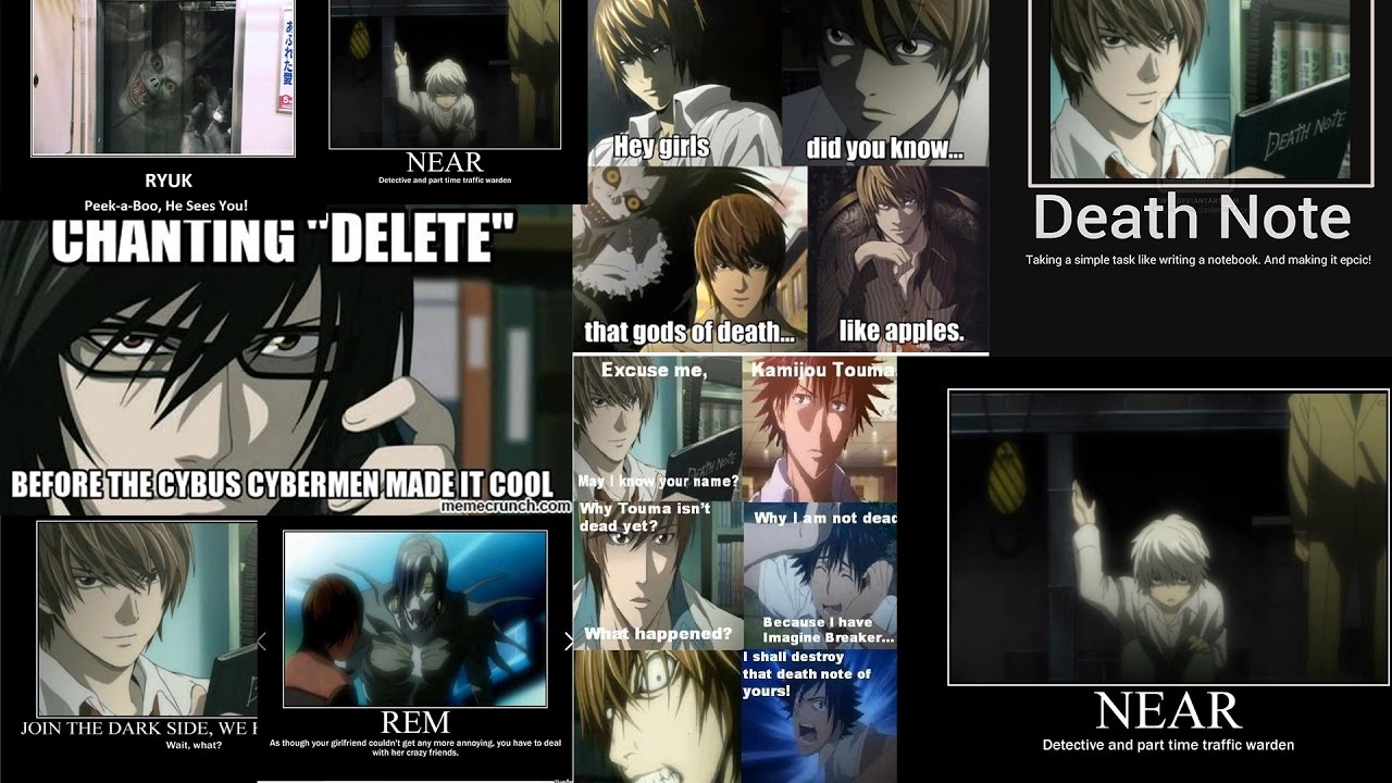 FUNNY DEATH NOTE MEMES YouTube