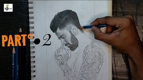 How to draw kl Rahul step by step part -2. How to draw realistic face and beer ।। #ipl2022