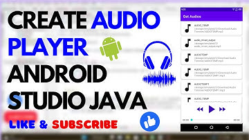 How to Create Audio Player in Android Studio  | Java | Audio Player Part 2