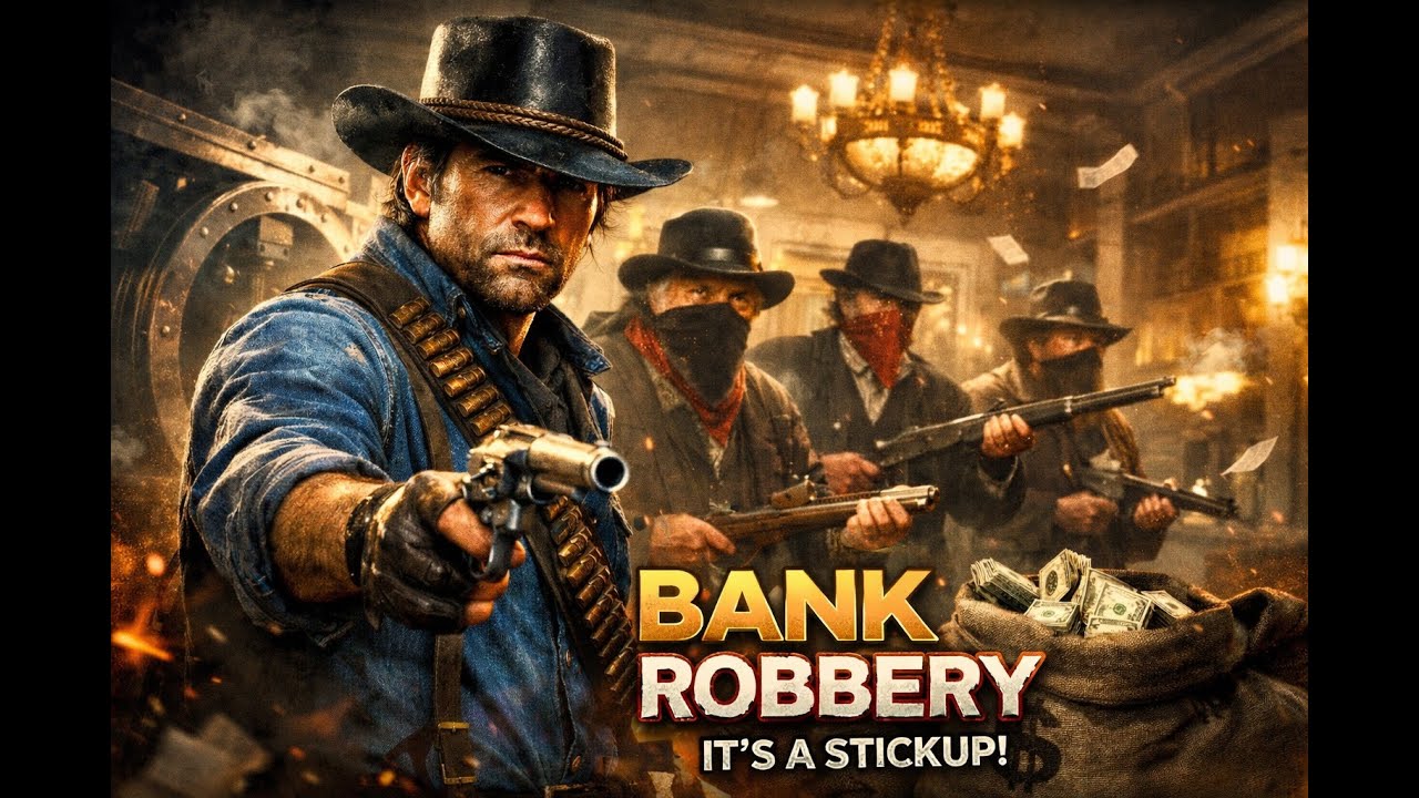 RDR2 Bank Robbery Gone Wrong 💀| PS5 | Red Dead Redemption 2