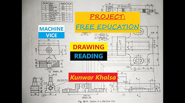 #1 Learn to read Product Drawing - Machine Vice Assembly #automobile #learning #skills #drawing