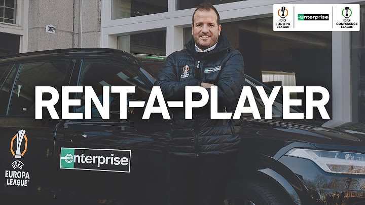 Enterprise Rent-A-Car teams up with UEL legend Rafael van der Vaart 🏆