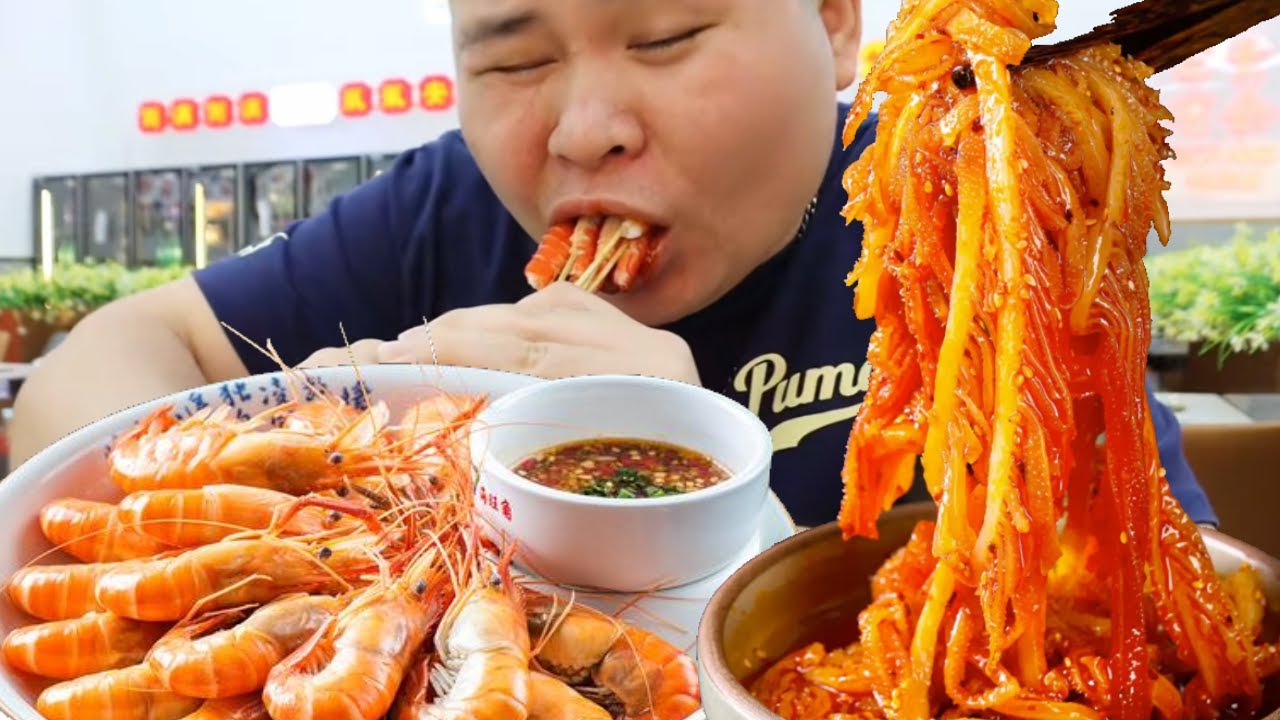 挑战吃158元一位的海鲜自助！新鲜罗氏虾不限量随便吃，千层肚直接当面吃太爽了【都市陈大胖】