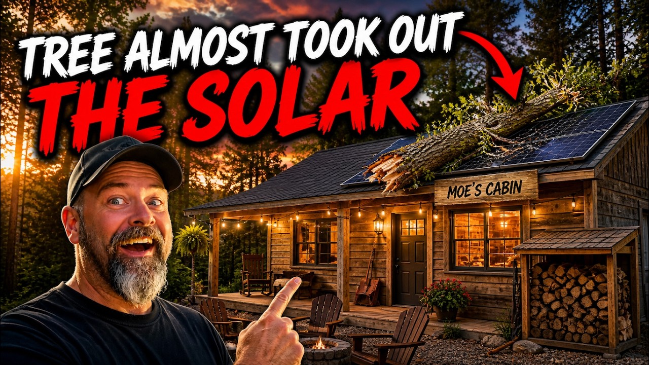 TREE ALMOST TOOK OUT THE SOLAR