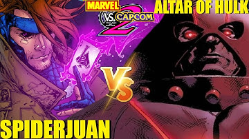 MvC2 Mvci Umvc3 SPIDERJUAN vs ALTAR OF HULK  (Fightcade) pt 1