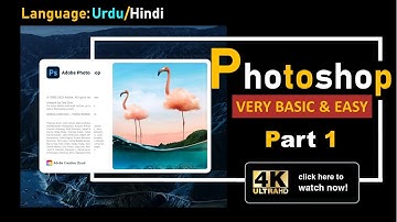 Photoshop Basic for Beginners: Complete Course in Urdu/Hindi