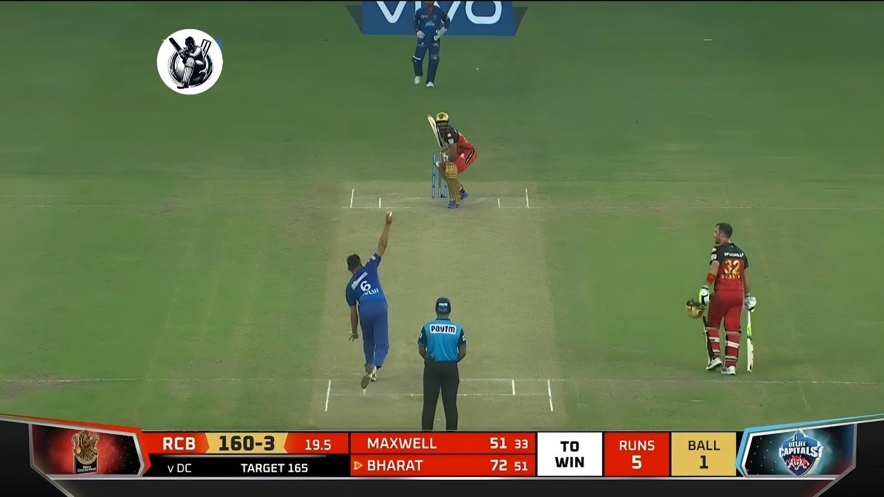 RCB VS DC IPL Highlights | Last over drama | 1 ball 5 run