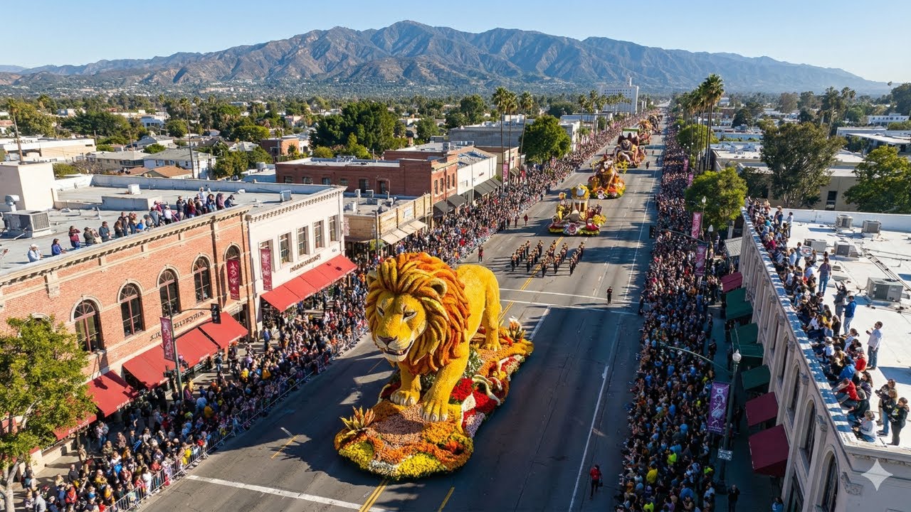 Pasadena Rose Parade 2026 | 100+ Floats Marching Bands Complete Parade in 4K