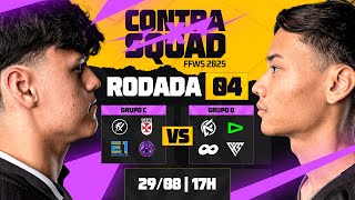 🚨 FFWS BR | SPLIT 2 🏆 CONTRA SQUAD | RODADA 4 - GRUPOS C e D | FREE FIRE | AO VIVO🚨 #freefire