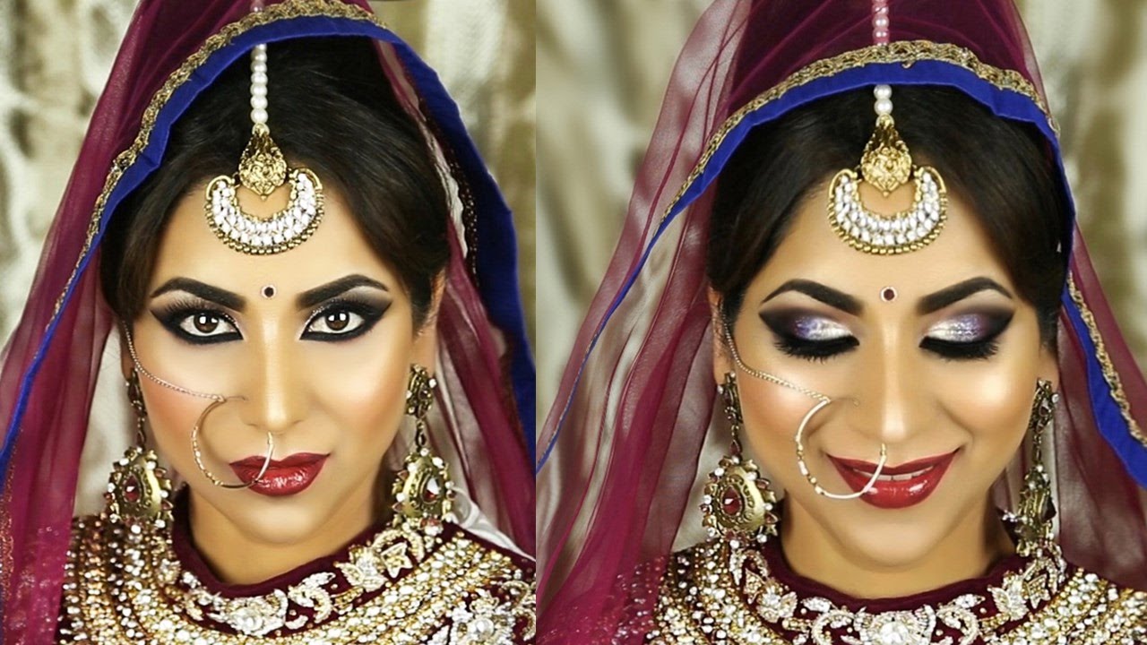 Step By Step Indian South Asian Bridal Makeup Tutorial SMITHADBEAUTY
