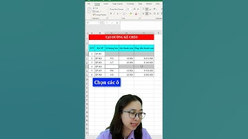 Cách tạo nhanh đường kẻ chéo trong excel | Nguyễn Thị Hường