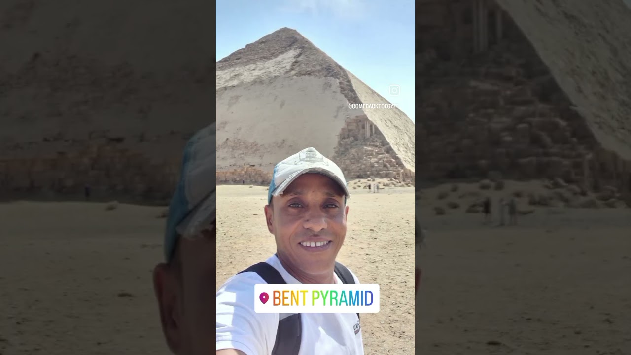 Bent Pyramid. In Dahshor, Giza 🇪🇬😍